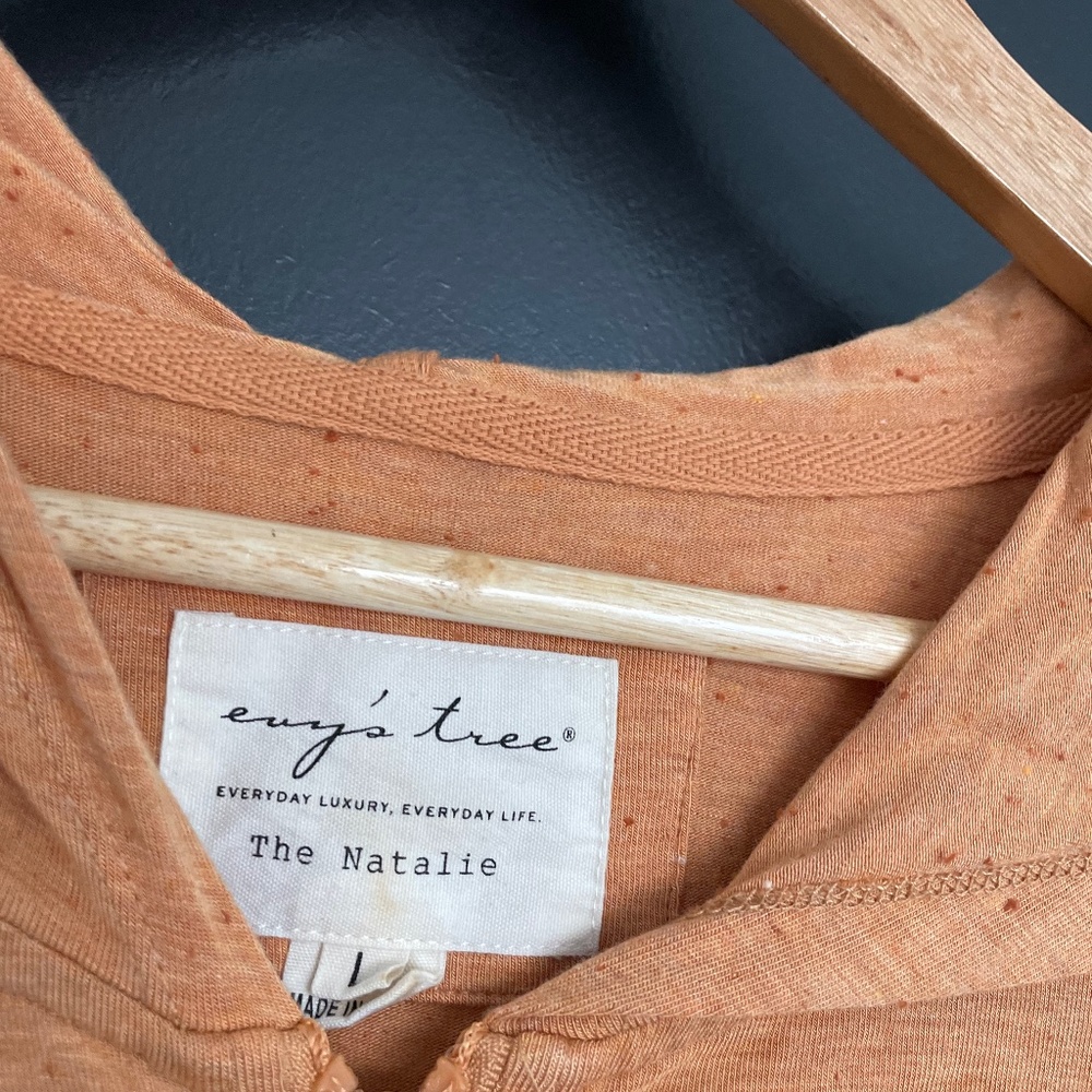 Soft peach workout top/lounge
